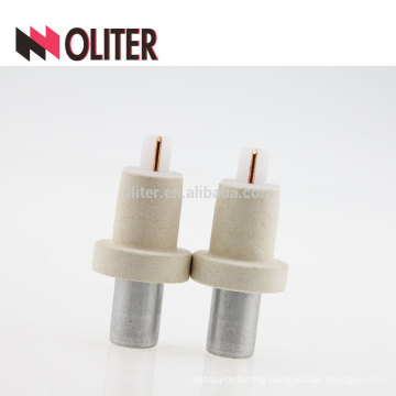 OLITER wre disposable immersion kw expendable thermocouple with triangle tip for high temperature of molten metal manufacturer